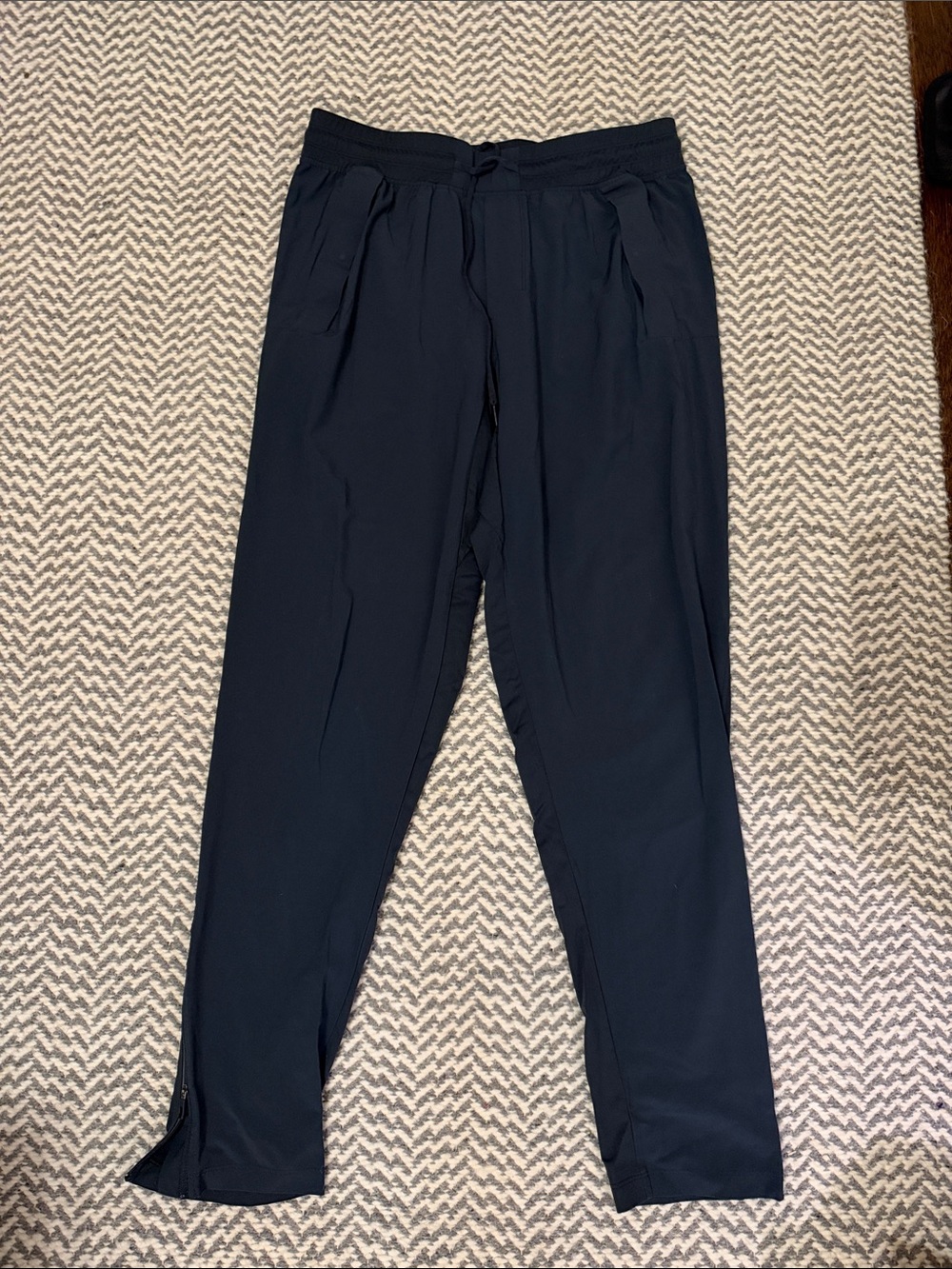 lululemon athletica Men's Navy Joggers - Drawstring Tailored Taper